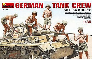 投げ売り堂 - 1/35 ドイツ戦車兵 ”アフリカコープ” 「WWII ミリタリーミニチュアシリーズ」 [35141]_00