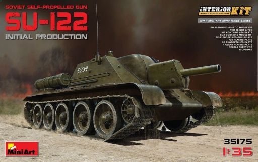 投げ売り堂 - 1/35 SU-122初期生産型フルインテリア(内部再現) [MA35175]_00