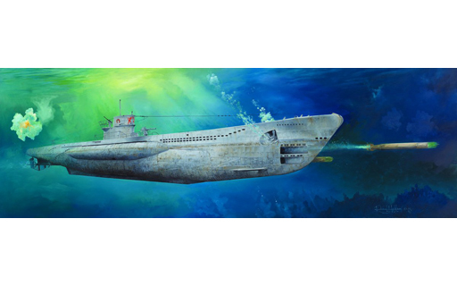 投げ売り堂 - 1/48 ドイツ海軍 UボートVIIC型 `U-552` [06801]_00