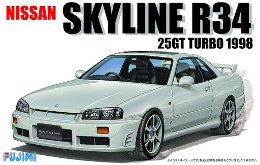 投げ売り堂 - 1/24 R34 スカイライン 25GT ターボ1998 「インチアップシリーズ No.124」_00