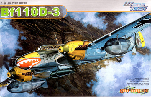 投げ売り堂 - 1/48 ドイツ空軍戦闘機 Bf 110D-3 [CH5555]_00