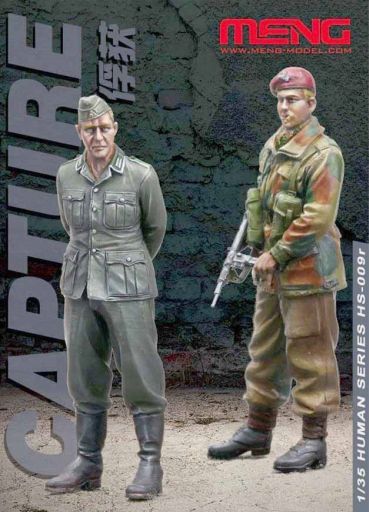 投げ売り堂 - 1/35 捕虜(イギリス降下兵1体とドイツ兵捕虜1体) レジンキャストキット [MENHS-009r]_00