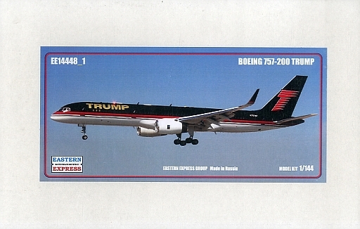 投げ売り堂 - 1/144 ボーイング757-200 `TRUMP`プライベートジェット [EE144481]_00