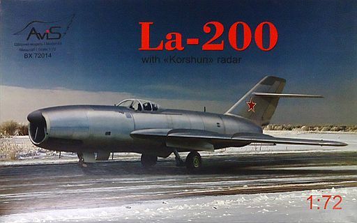 投げ売り堂 - 1/72 ラボーチキン La-200 試作全天候戦闘機 コルシュンレーダー搭載 [AVS72014]_00