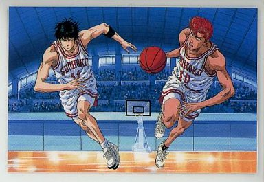 桜木花道＆流川楓(ユニフォーム/体育館) ラミカード 「SLAM DUNK-スラムダンク-」 | 中古 | キャラカード(キャラクター