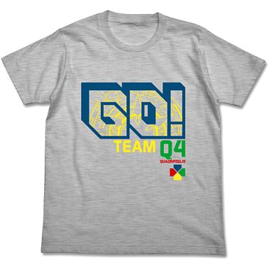 カードファイト   ヴァンガード アジアサーキット編 チームQ4Tシャツ ヘザーグレー サイズ:L