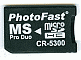 メモリーカードアダプタ microSD→MSPD/microSDHC8GB対応(CR-5300)