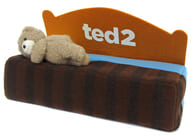 ブラウン ベッド型ティッシュBOXカバーPart2 「ted2」