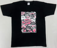 Tシャツ ブラック 女性用フリーサイズ 「2.5次元ダンスライブ『ツキウタ。』ステージ TRI! SCHOOL REVOLUTION! ver.BLACK」 プレミアム席特典