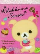 コリラックマ Rilakkuma Sweetyテーマ クロスメモ 「リラックマ」