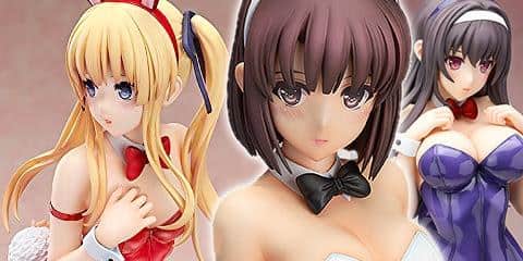 バニー姿の冴えカノヒロイン集合！「恵」と「英梨々」のフィギュアが予約開始！