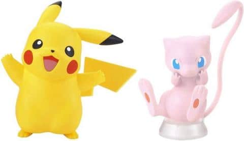  ポケモンプラモコレクション クイック!!「 No.01 ピカチュウ」「No.02 ミュウ」（ポケットモンスター）」予約開始！