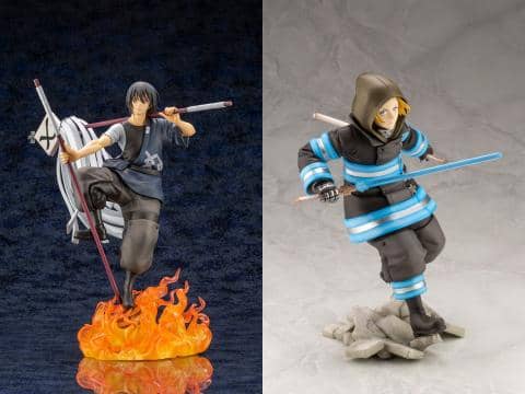 「ARTFX J 新門紅丸」「ARTFX J アーサー・ボイル」 1/8 装済み完成品（炎炎ノ消防隊）予約開始！