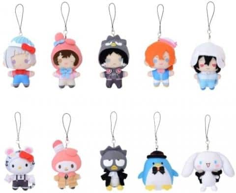 「文豪ストレイドッグス×サンリオキャラクターズ ぷちぬいマスコット」予約受付中！