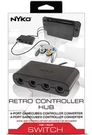 Retro Controller Hub ゲームキューブ コントローラー接続タップ 4ポート(Switch用)