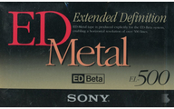 ソニー ベータ用テープ ED Metal EL-500[EL-500B]