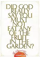  J.GARDEN 20th記念誌 DID GOD REALLY SAY YOU MUST NOT EAT ANY OF THE FRUIT IN THE GARDEN? 