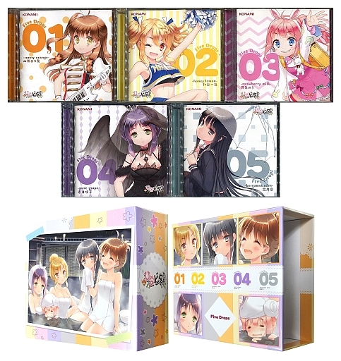 ひなビタ♪ Five Drops 01～05 全5巻セット[ゲーマーズ連動購入特典収納BOX付き]