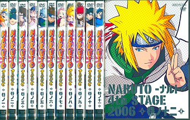 駿河屋 買取 Naruto ナルト 4th Stage 06 通常版全12巻セット アニメ