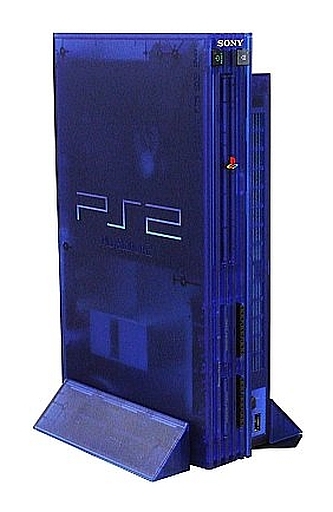 PS2ハード プレイステーション2本体 オーシャン・ブルー(SCPH-37000L)