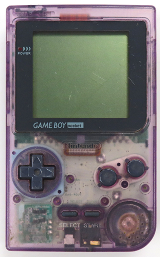 駿河屋 -<中古>ゲームボーイポケット本体 クリアパープル(状態:本体