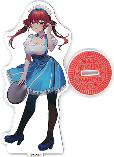 駿河屋 -<中古>宝鐘マリン(ローソンメイド服衣装) アクリルスタンド 駿河屋 -<中古>宝鐘マリン(ローソンメイド服衣装) アクリルスタンド