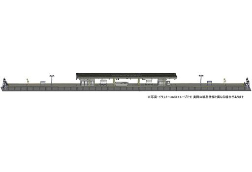 トミーテック 島式ホームセット(都市型)直端・照明付 4272 (鉄道模型