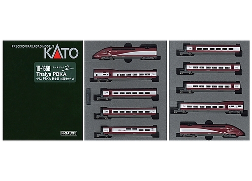 カトー Thalys(タリス) PBKA 新塗装 10両セット 10-1658 (鉄道模型