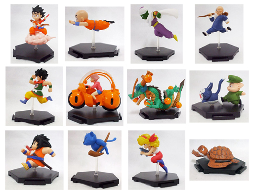 駿河屋 買取 全12種セット ドラゴンボール コカ コーラオリジナル コミックス背表紙フィギュア 第1弾 ローソン限定 トレーディングフィギュア