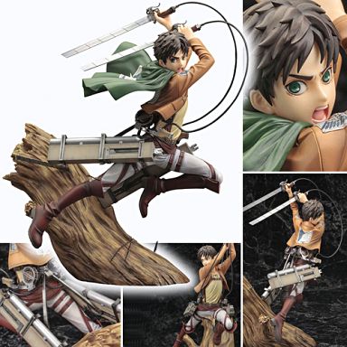 ランクb Artfx J エレン イェーガー 進撃の巨人 1 8 塗装済み完成品 中古 フィギュア 通販ショップの駿河屋