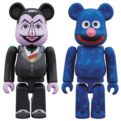 投げ売り堂 - BE＠RBRICK-ベアブリック- COUNT VON COUNT ＆ GROVER-カウント伯爵＆グローバー- 2PACK 「セサミストリート」_00