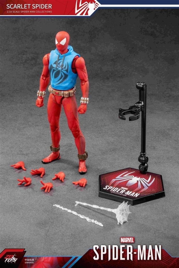 ZD Toys(Zhong Dong Toys) �V�i �t�B�M���A �X�p�C�_�[�}���F�X�J�[���b�g�E�X�p�C�_�[ �uMarvel�fs Spider-Man�v Infinity Action X �V���[�Y
