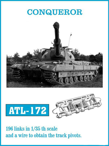 投げ売り堂 - 1/35 コンカラー 重戦車 金属製可動履帯 ディティールアップパーツ [ATL-172]_00