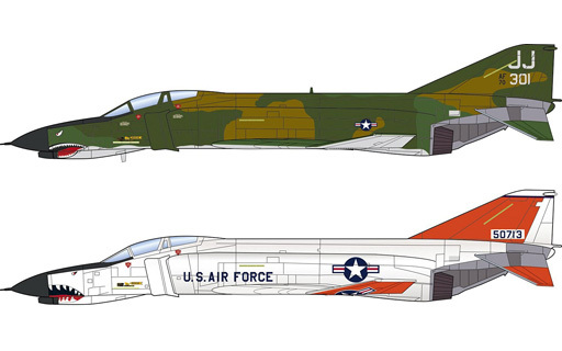 投げ売り堂 - 1/144 F-4E ファントムII U.S.AIR FORCE 2機セット [FC-5]_00