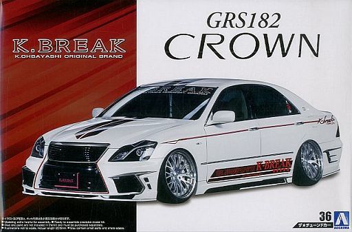 投げ売り堂 - 1/24 K-BREAK ハイパーゼロカスタム GRS182 クラウン `03 トヨタ 「ザ・チューンドカーシリーズ No.36」 [54246]_00