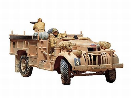 投げ売り堂 - 1/35 イギリス L.R.D.G. コマンドカー 「ミリタリーミニチュアシリーズ No.92」 ディスプレイモデル [35092]_00