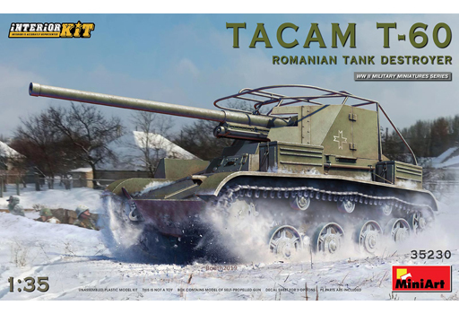 投げ売り堂 - 1/35 ルーマニア陸軍 TACAM T-60駆逐戦車 フルインテリア 内部再現 [MA35230]_00