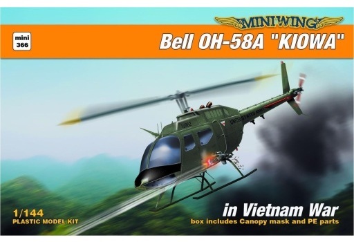 MINIWING(~jEBO) Vi vf 1/144 x OH-58A JCI hxgi푈h [MWG144366]