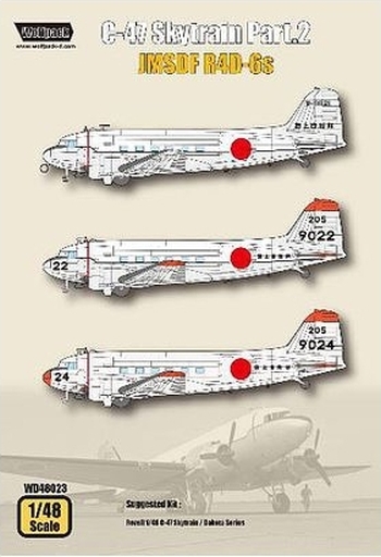 Wolfpack(EtpbN) Vi hEH 1/48 C-47 XJCgC p[g 2 C㎩q R4D-6s (1/48 xp) fJ[ [WOLWD48023]