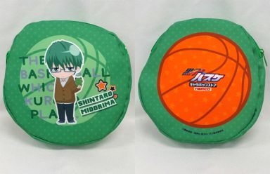 緑間真太郎 丸型ポーチ 黒子のバスケ キャラポップストア 恐怖の練習メニュー 地獄の3倍メニュー賞 A賞 予約 バッグ キャラクター 通販ショップの駿河屋