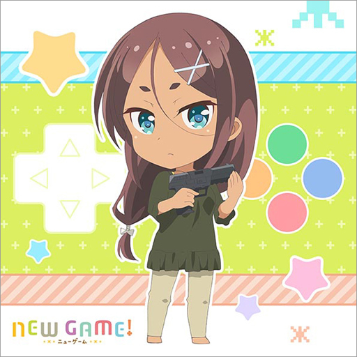 阿波根うみこ もふもふミニタオル 「NEW GAME!」