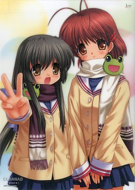 古河 渚＆伊吹風子B(アップ) 「CLANNAD クリアポスターコレクション」