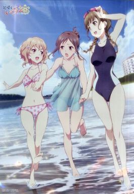 駿河屋 買取 A3クリアポスター 松前緒花 鶴来民子 押水菜子 Dvd 劇場版 花咲くいろは Home Sweet Home Hmv先着購入特典 アニメ