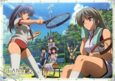 A3ミニクリアポスターA テニス対決「CLANNAD ～AFTER STORY～ クラナド-アフターストーリー-」