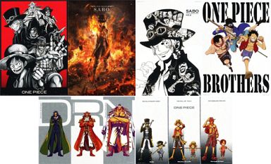 駿河屋 買取 全6種セット クリアポスター 一番くじ ワンピース 熱き絆編 H賞 アニメ