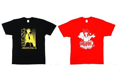 鉄乙女 ツンデレTシャツセット(レッド＆ブラック/Lサイズ)「PCソフト つよきす」公式通販特典