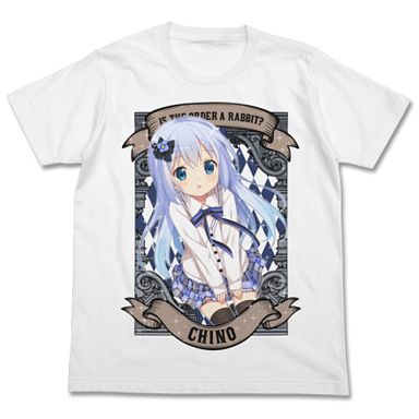 チノ 香風智乃 フルカラーtシャツ ホワイト Lサイズ ご注文はうさぎですか 中古 Tシャツ キャラクター 通販ショップの駿河屋