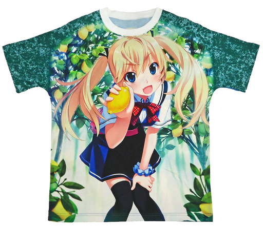 松嶋みちる フルプリントTシャツ フリーサイズ 「グリザイアの果実」 C87グッズ