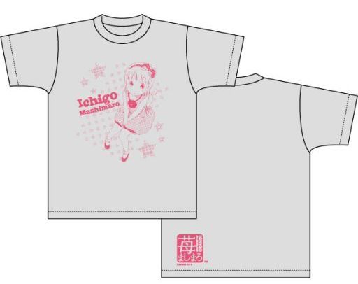 アナ・コッポラ Tシャツ グレー XLサイズ 「苺ましまろ」