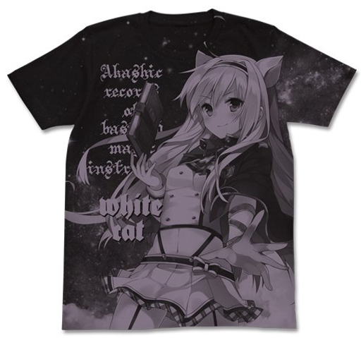 システィーナ=フィーベル オールプリントTシャツ ブラック Lサイズ 「ロクでなし魔術講師と禁忌教典」